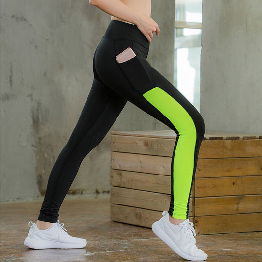 Women Yoga Pant With Pocket Tights Energy Seamless Sports Pants For Women High Waist Sport Leggings Fitness Running Pants Women